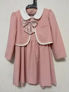 極美品【120】ガールタウン ピンク フォーマルドレス ワンピ アンサンブル