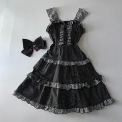 ボディライン ゴスロリ フリル リボン ワンピース コスプレ dd035zo_1.jpg