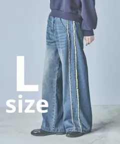LAKOLE ラコレ デニムパンツ オーバーダイのサムネイル