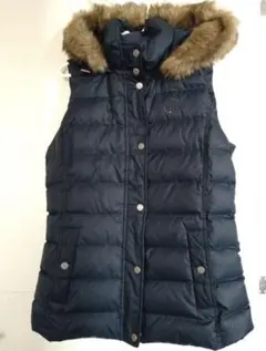 トミーヒルフィガー　ダウンベスト　ネイビー