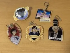アクリルキーホルダー、バッジ5個セット