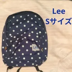 Lee ネイビー 水玉模様 リュック