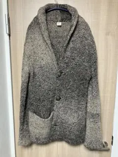 ショールカラーカーディガン