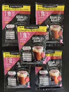 Asahi Slim up Slim シェイク ショコラ 5袋セット①のサムネイル