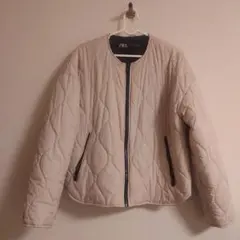 ZARA　バイカラー　ダウン