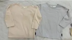 フタフタ　ベビー長袖Tシャツ　ベビー長袖カットソー　95㎝　2枚セット
