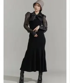 RESEXXY シアードッキングマーメイドワンピース