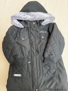 ALGY 黒 中綿コート フード付き