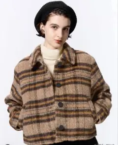 シャギー ブルゾン