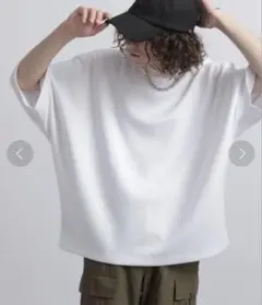 HAREドルマンポンチカットソー白F新品／DABOワイドパンツTシャツユニクロ