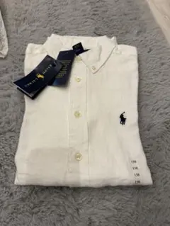 Ralph Lauren ホワイト長袖シャツ 150