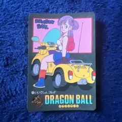 ドラゴンボール ビジュアルアドベンチャー カード ブルマ　レア　カードダス