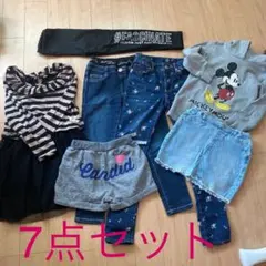 女の子　120 デニム　スカート　ワンピ　まとめて　セット