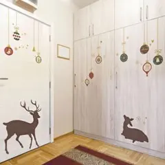 ウォールステッカー トナカイ 60072 クリスマス