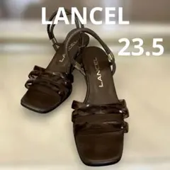 LANCEL 23.5 レディース サンダル ストラップサンダル パイソンのサムネイル
