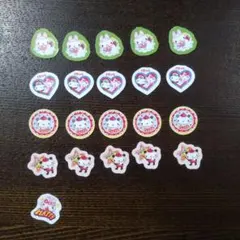 平成レトロ　フレークシール　21枚セット