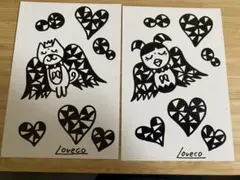 イラスト アート 2枚セット⑨
