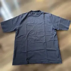 BATONER モックネック Tシャツ ネイビーのサムネイル