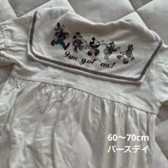 Disney セーラー風ロンパース　バースデイ