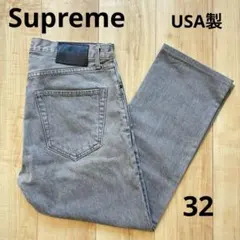 Supreme USA製 グレーデニムパンツ 32 M〜L相当のサムネイル