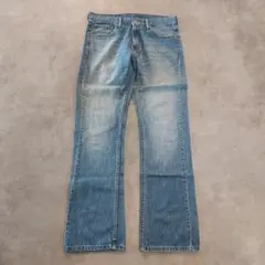 リーバイス527 Levis W33 フレア ブーツ 青 古着 ヒゲ 22286のサムネイル