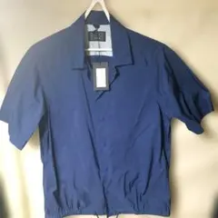 BLUE WORK シャツジャケット ネイビー Mサイズのサムネイル