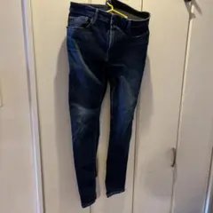 ユニクロ　ウルトラストレッチ　ジーンズ　スキニー　テーパード　ミドル　34