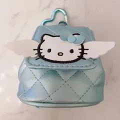 サンリオ ミニチュアキルト リュック ミニポーチ 水色 キティ ブルー