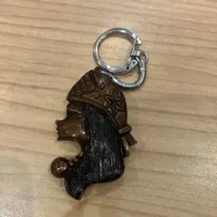 木製彫刻キーホルダー