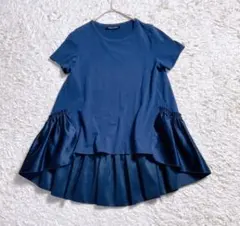 良品　20SS ヨーコチャン ヘムギャザーカットソー　バックフリル　36のサムネイル