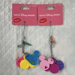 東京ディズニーリゾート ミッキーキーホルダー 2個セット