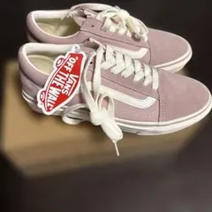 【新品未使用】VANS Old Skool [24cm] ピンクホワイトのサムネイル