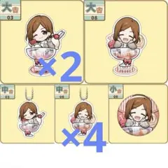 呪術廻戦×まるくじ 釘崎野薔薇 アクスタ アクキー 缶バッジ 9点セット