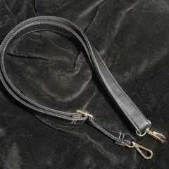 ブラックレザー ショルダーストラップ