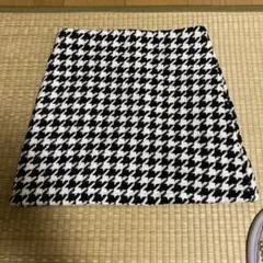 グレイル　千鳥柄台形ミニスカート　ブラックMサイズ