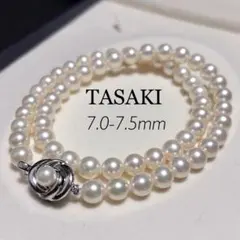 テリ強】TASAKI アコヤパール ネックレス リボン金具 6-6.5㎜ - メルカリ