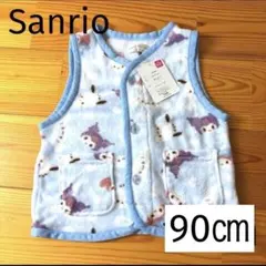 新品　サンリオ　冬用　スリーパー　90㎝ クロミ　マイメロ　シナモンロール