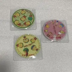 コジコジ　お出かけ缶ミラー　3枚セット