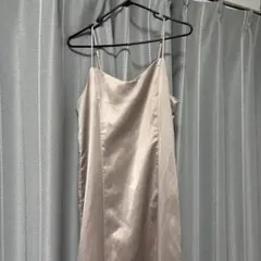 シアークロップド丈シャツXマーメイドキャミワンピースセットアップ