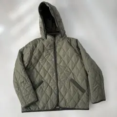 BEAMS HEART フードキルティングブルゾン