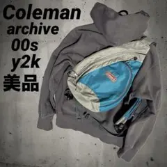00s Coleman archive nylon sling bag Y2K