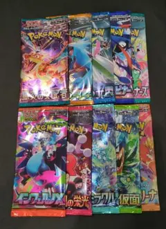 ポケモンカード　バラ　10パック