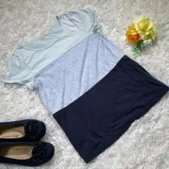 【anySiS】半袖シャツ　『2号』　カットソー　スリーカラー　オンワード樫山