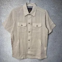 Quatoro Leoni UOMO 楊柳半袖サファリジャケット