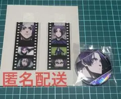 ブルーロック　35mmフィルム風クリアカード　オーロラ　缶バッジ　御影 玲王