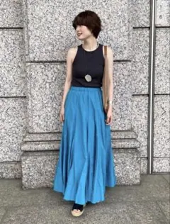 Spick&span カップ付き タンクトップ　黒　38のサムネイル