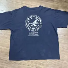 カンゴール KANGOL Tシャツ M ネイビー アンカースミス バックロゴのサムネイル