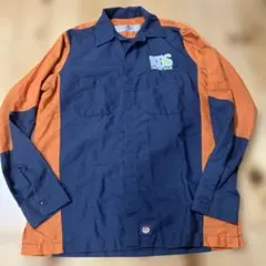 REDKAP ヴィンテージワークシャツKBS グレーオレンジ長袖