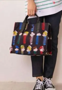 PEZ ペッツ イアパピヨネ ミディアムトートバッグ 2nd ブラック