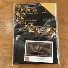 【batik keris】バティック模様付き　インドネシア地図